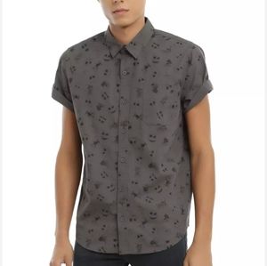 The Nightmare Before Christmas  Button Down Shirt Size XXL